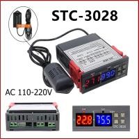 ราคา STC 3028 110 220Vอุปกรณ์ควบคุมความชื้นอุณหภูมิ Dualตัวควบคุมความชื้นแบบดิจิตอลThermostat 10Aพร้อมNTC Sensor Probe Thermoregulator เครื่องควบคุมความชื้นและอุณหภูมิ (17009584709)