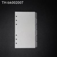 ราคา Transparent Paper Index Divider A5 A6 6 Holes For Binder Planner Notebook Stationery Notebook Paper Divider Accessories (20257666356)