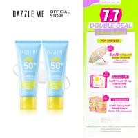 ราคา 1 1 DAZZLE ME Attack on Sun UV Protection Essence Sunscreen Gel SPF50 PA กันแดดเนื้อเจลผสานเอสเซนส์ถึง 75 (21857289632)