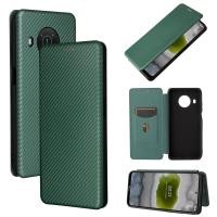 ราคา Nokia X10 Nokia X20 Case EABUY Carbon Fiber Magnetic Closure with Card Slot Flip Case Cover for Nokia X10 Nokia X20 (17043902124)