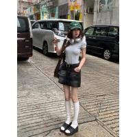 ราคา กระโปรงยีนส์ กระโปรงยีนส์เอวต่ำ กระชับก้อน หลายสีให้เลือก งานสุดฮิต เนื้อผ้าดี 03384 (24393986813)