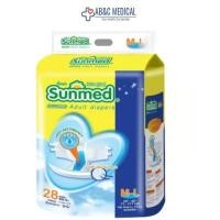 ราคา ผ้าอ้อมผู้ใหญ่แบบเทป sunmed ซันเมด M L 28ชิ้นL XL 24ชิ้น (21189696121)