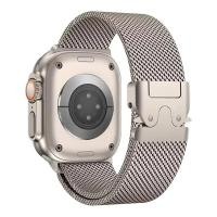 ราคา สายรัด Apple Watch แบบหัวเข็มขัดสแตนเลสพร้อมตัวล็อคแบบ Parachute สำหรับ Apple Watch Ultra 2 Ultra 1 49mm 45mm 44mm 41mm 40mm 38mm lWatch Series 10 46mm 42mm lWatch Series 9 8 SE SE2 7 6 5 4 3 2 1 สายน