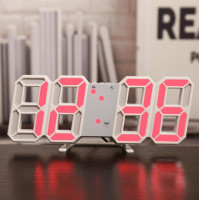 ราคา มี6สี นาฬิกาดิจิตอลLED 3D นาฬิกา3มิติ CAIXING นาฬิกาตกแต่งห้อง นาฬิกาตั้งโต๊ะหรือแขวนพนัง สามารถตั้งปลุกได้ digital clock ราคาถูกพร้อมส่ง (10000418580)