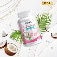 ราคา RIDA Coconut Oil น้ำมันมะพร้าวสกัดเย็น ริด้า โคโค่พลัส ผสมคอลลาเจนญี่ปุ่น และวิตามิน 1 กระปุก 60 เม็ด (22884376094)