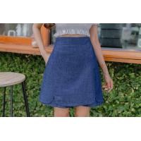 ราคา กระโปรงกางเกงยีนส์ 3 ส่วนวินเทจ เอวสูง ผ้ายีนส์ฟอกนิ่ม รุ่นคลาสสิค ยาว 19 นิ้ว สียีนส์เข้ม สียีนส์อ่อน สียีนส์กลาง (21520562303)