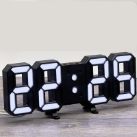 ราคา มี6สี นาฬิกาดิจิตอลLED 3D นาฬิกา3มิติ CAIXING นาฬิกาตกแต่งห้อง นาฬิกาตั้งโต๊ะหรือแขวนพนัง สามารถตั้งปลุกได้ digital clock ราคาถูกพร้อมส่ง (21608747572)
