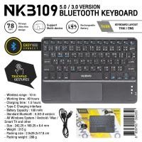 ราคา NUBWO Bluetooth Keyboard NKB 109 คียบอร์ดไร้สาย ขนาดพกพา (21370948640)
