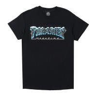 ราคา Thrasher เสื้อยืดแขนสั้นพิมพ์ลายเปลวไฟน้ำแข็งและหิมะคู่ใหม่ฤดูร้อน0806 (22511061263)