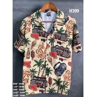 ราคา เสื้อเชิ้ตฮาวาย ลายอะโลฮา แขนสั้น คอปก มีอกถึง 56 นิ้ว (19553126779)
