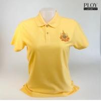 ราคา เสื้อเหลืองคอปก ปักตราสัญลักษณ์ ร 10 72 พรรษา มี ชาย หญิง (21461150047)