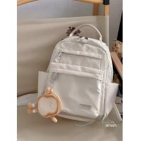 ราคา กระเป๋าเป้สะพายหลังผ้า Oxford ทรงสี่เหลี่ยมแนวตั้งสำหรับเดินทางแบบลำลองสำหรับผู้หญิง กระเป๋าใส่หนังสือสำหรับนักเรียน กระเป๋าแม่ (22285620831)