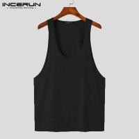 ราคา INCERUN เสื้อกล้าม เสื้อกล้ามผู้ชาย เสื้อกล้ามไซส์ใหญ่ นุ่ม ใส่สบาย ระบายเหงื่อดี เสื้อกล้ามแขนกุดสำหรับผู้ชายเสื้อยืดคอกลมหลวมๆเสื้อแขนกุดลำลองเสื้อกล้ามเสื้อกล้าม ชาย (19391354592)