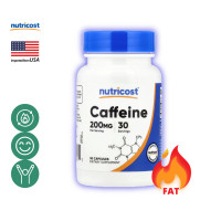ราคา นูทรีคอสท์ คาเฟอีน 200 mg x 30 เม็ด เอสเปรสโซ กาแฟ Nutricost Caffeine DSCT กินร่วมกับ แคลเซียม ซีแอลเอ กาซีเนีย อาร์จีนีน คาร์นิทีน (23999157120)
