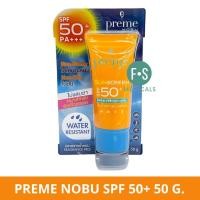 ราคา ล็อตใหม่ Preme Nobu Sunscreen SPF 50 PA 153050 g พรีม โนบุ ซันสกรีน เอส พี เอฟ 50 153050 กรัม 1 หลอด (24224099516)