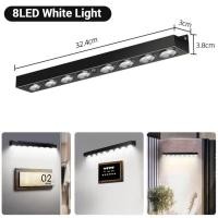 ราคา 8LED โคมไฟติดผนังพลังงานแสงอาทิตย์กันน้ำกลางแจ้งไฟติดผนังพลังงานแสงอาทิตย์เปิด ปิดอัตโนมัติไฟติดประตูชาร์จไฟได้อัตโนมัติสว่างสุดเปิด ปิดการตกแต่งสวนโคมไฟแผ่นประตูระเบียงบันไดรั้วไฟบรรยากาศ (2433440660