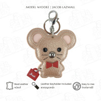 ราคา JACOB พวงกุญแจหนังรูปหนู พวงกุญแจ รุ่น W10082 (16552394653)