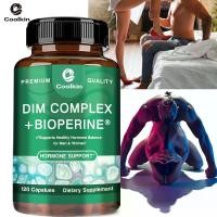 ราคา ผลิตภัณฑ์เสริมอาหาร Diindolylmethane DIM Complex Bioperine Male and Female Hormone Balancing Supplement with DIM SGS and Calcium D Gluconate Herbal DIM Supplement 60Cps (22065214263)