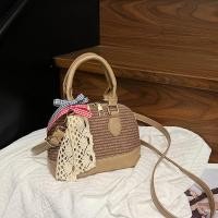 ราคา พร้อมส่ง กระเป๋าสะพายข้าง กระเป๋าสาน สไตล์วินเทจคลาสสิค แฟชั่นฤดูใบไม้ผลิง กระเป๋าขนาดใหญ่จุของได้เยอะ (24392303736)