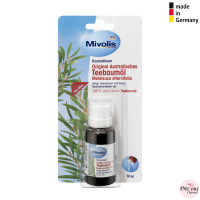 ราคา Mivolis น้ำมัน Tea Tree Oil บริสุทธิ์ จากธรรมชาติ 100 ช่วยลดสิว ต้านเชื้อราและแบคทีเรีย จากประเทศเยอรมัน (11074094685)