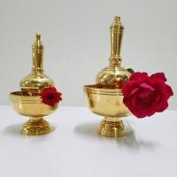 ราคา Brass Byfa ชุดกรวดน้ำทองเหลืองขนาดเล็ก F1122 ขนาดใหญ่ F1123 งานเรียบแวววาว (6683154091)