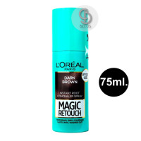 ราคา LOreal Paris Magic Retouch Instant Root Concealer Spray 75ml ลอรีอัล เมจิค รีทัช สเปรย์สีปิดผมขาว เร่งด่วน ติดทนนาน ไม่เลอะ สีย้อมผม (2291654582)