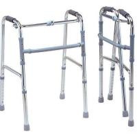 ราคา Walker วอคเกอร์พับได้ 4 ขา วอคเกอร์ สแตนเลสอย่างดี ไม้เท้าสำหรับผู้สูงอายุ ไม้เท้าเดิน ไม้เท้าแบบ 4 ขา Adult Walker (24550865042)