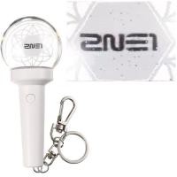 ราคา 2025 Kpop 2NE1Light Stick Keychains Creative Lights Keyring Bag Pendant LightStick Key Tings Fans Collections Faith Lee Ciel Park Bom Sandara Park Minzy Kong Min Ji (24218738468)