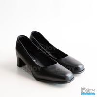 ราคา รองเท้านักศึกษา รองเท้ารับปริญญา คัทชูนักศึกษา หัวแหลม หัวมน ส้น 2 นิ้ว (19806990455)