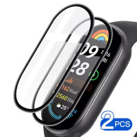 ราคา ฟิล์มแก้ว for Xiaomi Smart Band 10 ฟิล์ม Mi Band 10 ฟิล์ม Screen Protector Soft Glass film For Xiaomi Mi Band 9 band 8 band 7 ป้องกันหน้าจอ miband 6 5 ฟิล์ม Smart Wristband Screen Protector Cover (246
