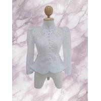 ราคา พร้อมส่ง งานเช็ต เสื้อลูกไม้คอจีน เสื้อแขนยาว กระดุมมุขหน้า (23142734581)