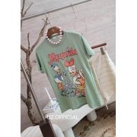 ราคา เสื้อยืดผ้าสลาฟ ใส่สบาย ลายน่ารัก มีหลายลาย ป้าย U2 (24619876622)