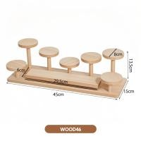 ราคา ชั้นไม้วางโมเดล ชั้นวางโมเดล muji ชั้นไม้มินิมอล กล่องใส่ art toy popmart labubu ที่วางโมเดล (24317787764)