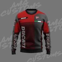 ราคา Ducati เสื้อกันหนาว แขนยาว ลายทาง สีแดง (21209881502)