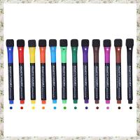 ราคา KOCJ 12 Colors White Board Markers Dry Erase Marker with Eraser Cap Dry Erase Markers Fine Point Tip for Kids Office School (24025092343)