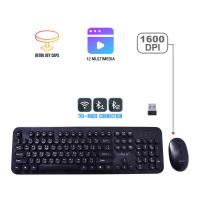 ราคา OKER คีย์บอร์ด เมาส์ไร้สาย OKER KEYBOARD DUAL MODE WIRELESS BLUETOOTH COMBO SET K8852 (23821507714)