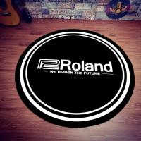 ราคา กลองไฟฟ้ารอบพรมสตูดิโอบันทึกเสียงร็อคฉนวนกันความร้อนลื่นวงกลมกลอง Mat ขาตั้งกลอง Dirt Resistance Mat Decor (24356600868)
