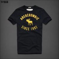 ราคา Abercrombie Fitch เสื้อยืดแขนสั้นผู้ชายเสื้อเชิ้ตตัวในเสื้อยืดลำลองคอกลมคลาสสิก (23874239219)