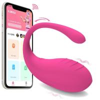 ราคา เครื่องสั่นแบบยืดไสลด์ไร้สายสำหรับผู้หญิง APP ควบคุมระยะไกลแฮนด์ฟรีรูปไข่ของเล่นสำหรับผู้ใหญ่พร้อมการชาร์จ USB (24386841281)