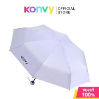 ราคา Konvy Portable Pocket Sun Umbrella คอนวี่ ร่มกันยูวีแบบออโต้พับ 3 ตอน Pink Dark Blue Purple Dark Green White (23580352110)