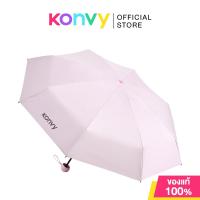 ราคา Konvy Portable Pocket Sun Umbrella คอนวี่ ร่มกันยูวีแบบออโต้พับ 3 ตอน Pink Dark Blue Purple Dark Green White (23580352111)
