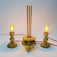 ราคา ธูปเทียนไฟฟ้า ชุดธูปเทียนไฟฟ้า หลอดจำปา แบบเสียบปลั๊ก ธูปเทียนไฟฟ้าไหว้พระ (16262868552)