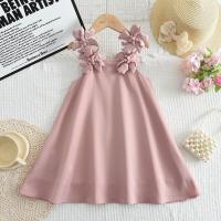 ราคา เสื้อผ้าชุดเดรสเจ้าหญิงเด็กผู้หญิงทารกขาวสำหรับงานแต่งงานชุดเดรสปาร์ตี้วันเกิดสีชมพูลายดอกไม้3D ใหม่สำหรับฤดูร้อน (23895381499)