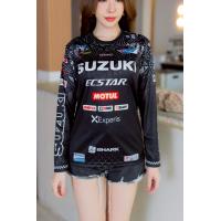 ราคา เสื้อ SUZUKI ECSTAR 41 เสื้อกีฬาแขนยาว ผ้าไมโครพิมพ์ลาย ไซส์ S 2XL ใส่ได้ทั้งชายและหญิง ผลิตโรงงานไทย (23265021207)