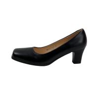 ราคา รองเท้าคัชชูหัวตัด 85 846 สีดำ พร้อมส่ง สูง 2 นิ้ว Size 36 45 (24079232919)