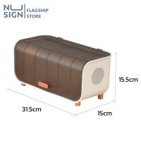 ราคา Nusign กล่องเก็บปลั๊กไฟ กล่องใส่สายชาร์จ กล่องจัดสายไฟ ที่เก็บปลั๊ก จัดระเบียบปลั๊กไฟ จัดระเบียบโต๊ะ กล่องใส่ของวางโต๊ะ ที่ใส่ของอเนกประสงค์ Cable Storage Box (23887747093)