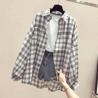 ราคา ส่งเร็ว Kaykai Shop พร้อมส่ง เสื้อเชิ้ตลายสก็อต วินเทจ สีสันสดใส 8668 (7686932253)