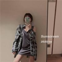 ราคา ส่งเร็ว Kaykai Shop พร้อมส่ง เสื้อเชิ้ตลายสก็อต แขนยาวสไตล์เกาหลี 5539 (7696173987)