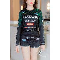 ราคา เสื้อ SUZUKI ECSTAR 41 เสื้อกีฬาแขนยาว ผ้าไมโครพิมพ์ลาย ไซส์ S 2XL ใส่ได้ทั้งชายและหญิง ผลิตโรงงานไทย (23265021209)