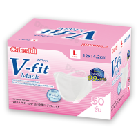 ราคา IRIS รุ่นเดียวกัน สีชมพู 3D V fit Mask 50 ชิ้น mask แพคเกจอิสระ ไซส์ M L ใส่สบาย กระชับ แบบ (24413353356)